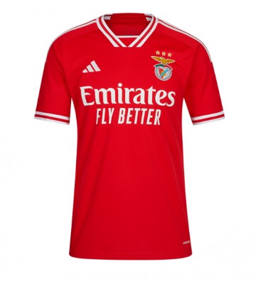 Lacne Muži Futbalové dres Benfica 2023-24 Krátky Rukáv - Domáci